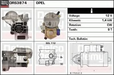 Стартер Remanufactured REMY (Light Duty) DELCO REMY купить