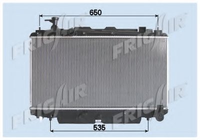 Радиатор, охлаждение двигателя FRIGAIR купить