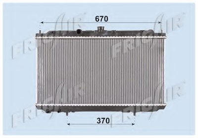Радиатор, охлаждение двигателя FRIGAIR купить