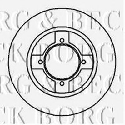 Тормозной диск BORG & BECK купить