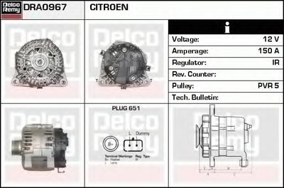 Генератор Remanufactured REMY (Light Duty) DELCO REMY купить