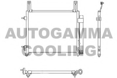Конденсатор, кондиционер AUTOGAMMA купить
