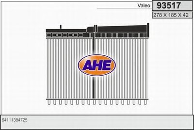 Теплообменник, отопление салона AHE