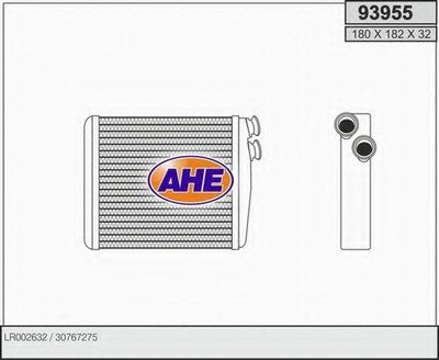 Теплообменник, отопление салона AHE