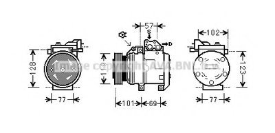 Компрессор, кондиционер AVA QUALITY COOLING купить