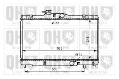 Радиатор, охлаждение двигателя QUINTON HAZELL купить