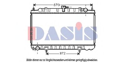 Радиатор, охлаждение двигателя AKS DASIS купить