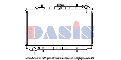 Радиатор, охлаждение двигателя AKS DASIS купить