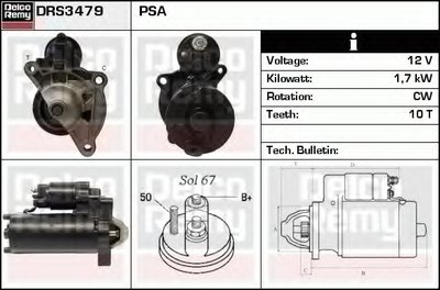 Стартер Remanufactured REMY (Light Duty) DELCO REMY купить