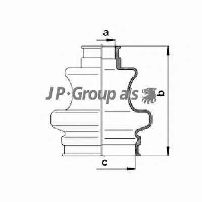 Комплект пылника, приводной вал QH JP GROUP