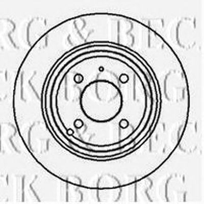 Тормозной диск BORG & BECK купить