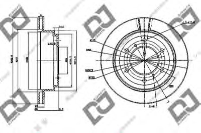 Тормозной диск DJ PARTS купить