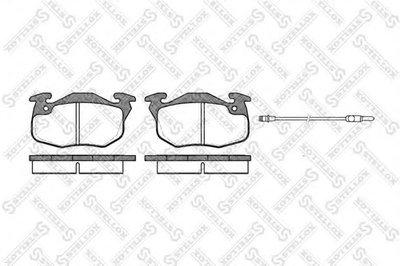 Комплект тормозных колодок, дисковый тормоз STELLOX купить