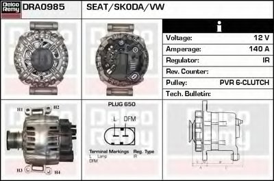 Генератор Remanufactured REMY (Light Duty) DELCO REMY купить