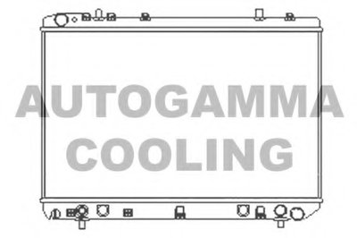 Радиатор, охлаждение двигателя AUTOGAMMA купить