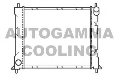 Радиатор, охлаждение двигателя AUTOGAMMA купить