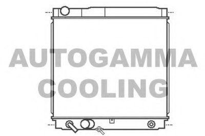 Радиатор, охлаждение двигателя AUTOGAMMA купить