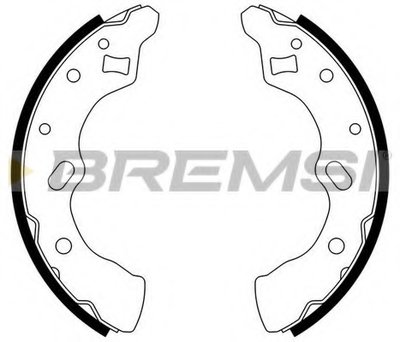 Комплект тормозных колодок BREMSI купить