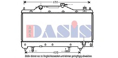 Радиатор, охлаждение двигателя AKS DASIS купить