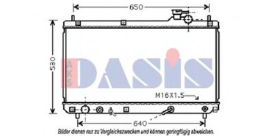 Радиатор, охлаждение двигателя AKS DASIS купить