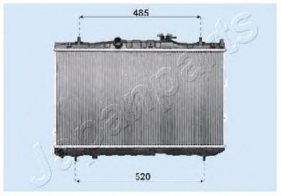 Радиатор, охлаждение двигателя JAPANPARTS купить