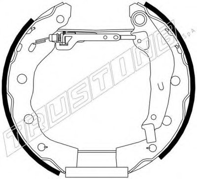 Комплект тормозных колодок FAST KIT TRUSTING купить