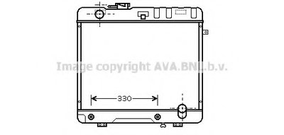 Радиатор, охлаждение двигателя AVA QUALITY COOLING купить