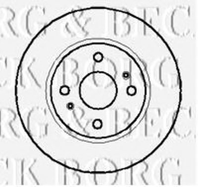 Тормозной диск BORG & BECK купить