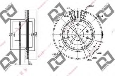 Тормозной диск DJ PARTS купить