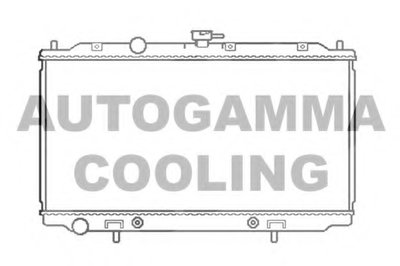 Радиатор, охлаждение двигателя AUTOGAMMA купить