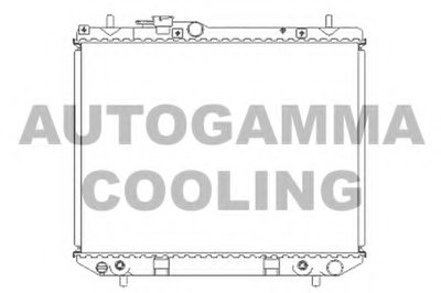Радиатор, охлаждение двигателя AUTOGAMMA купить