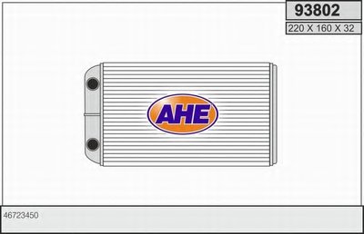 Теплообменник, отопление салона AHE