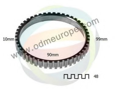Зубчатый диск импульсного датчика, противобл. устр. ODM-MULTIPARTS