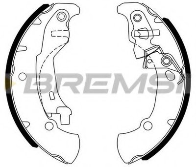 Комплект тормозных колодок BREMSI купить