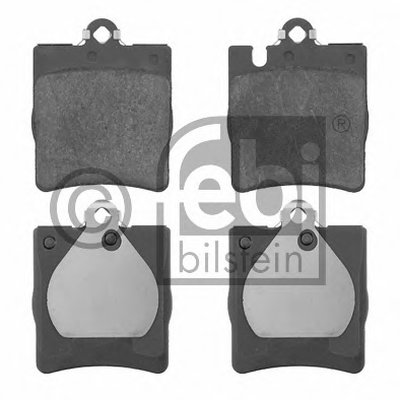 Комплект тормозных колодок, дисковый тормоз FEBI BILSTEIN