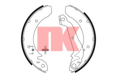 Комплект тормозных колодок NK купить