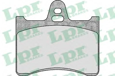 Комплект тормозных колодок, дисковый тормоз LPR