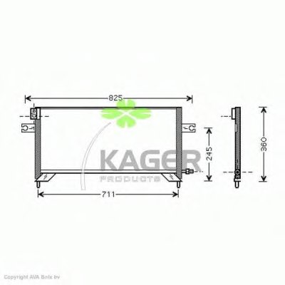 Конденсатор, кондиционер KAGER купить