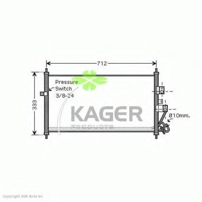 Конденсатор, кондиционер KAGER купить