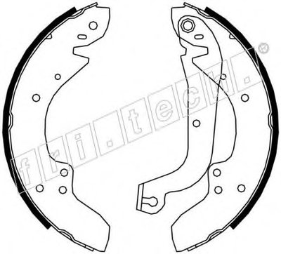 Комплект тормозных колодок REPARATION KIT fri.tech. купить