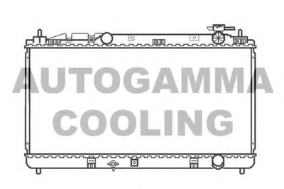 Радиатор, охлаждение двигателя AUTOGAMMA купить