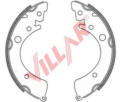 Комплект тормозных колодок VILLAR купить