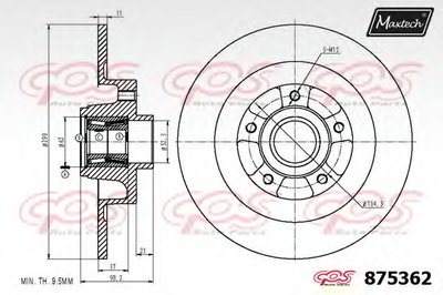 Тормозной диск R+ (Regular Plus) MAXTECH купить