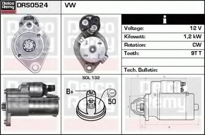 Стартер Remanufactured REMY (Light Duty) DELCO REMY купить