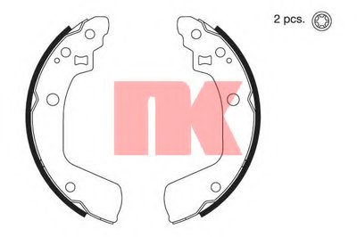 Комплект тормозных колодок NK купить