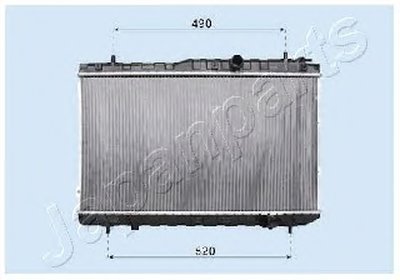 Радиатор, охлаждение двигателя JAPANPARTS купить