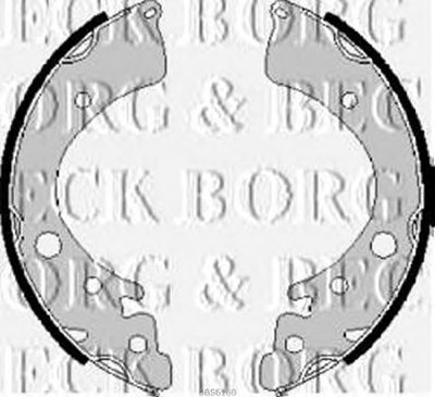 Комплект тормозных колодок BORG & BECK купить