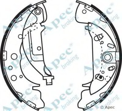 Тормозные колодки APEC braking купить