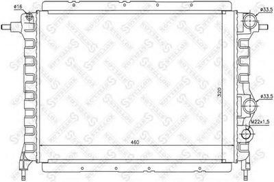 Радиатор, охлаждение двигателя STELLOX купить
