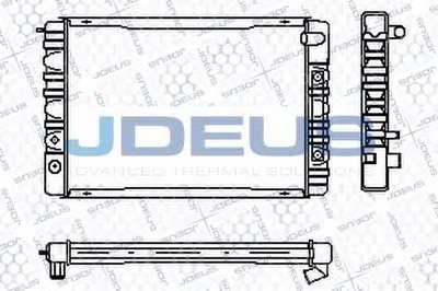 Радиатор, охлаждение двигателя JDEUS купить